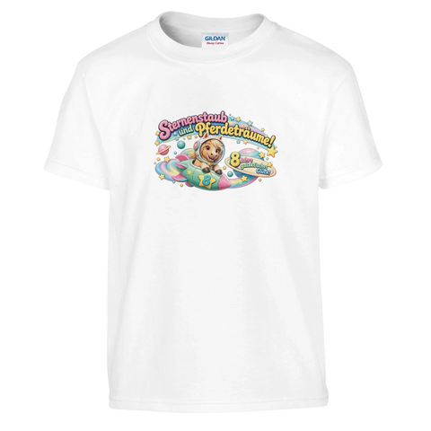 Sternenstaub und Pferdeträume! (8 Jahre) – Kinder-T-Shirt