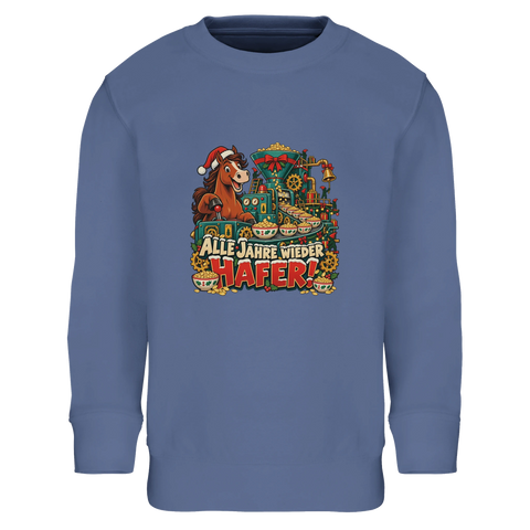 Alle Jahre wieder Hafer! – Kinder-Pullover