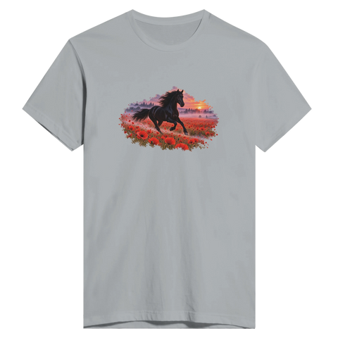 Rappe im Mohnfeld – Herren-T-Shirt