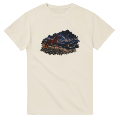 Fuchs unter Sternschnuppen – T-Shirt