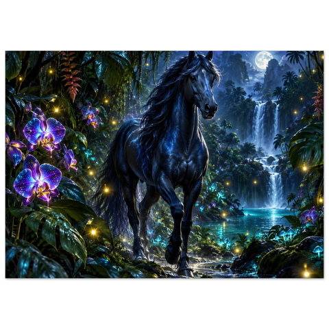 Rappe im Orchideendschungel – Forex-Bild 50×70 cm