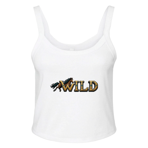 Wild – Brauner in Gold – Ripp-Tank-Top