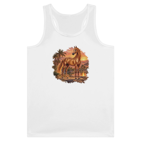 Akhal-Teke an der Wüstenoase – Tank-Top