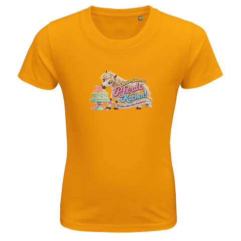Heute zählen nur Pferde und Kuchen! (13 Jahre) – Kinder-T-Shirt Bio