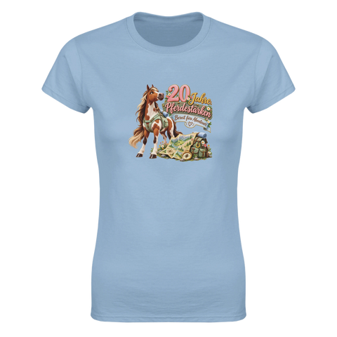 20 Jahre Pferdestärken – Damen-T-Shirt