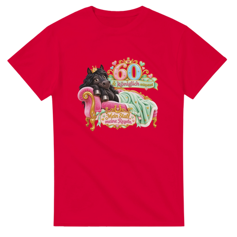 60 und königlich entspannt – T-Shirt