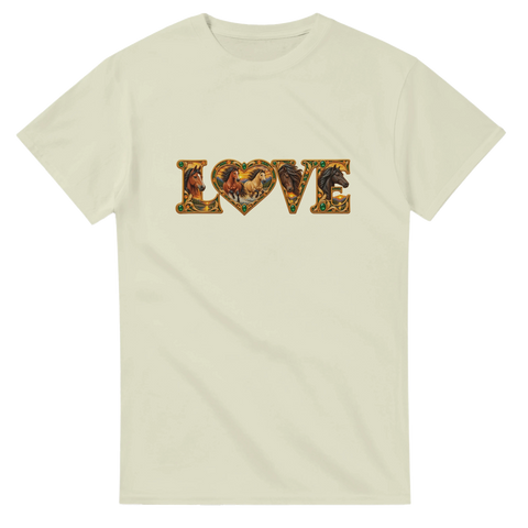 Love – Freiheit in Smaragd und Gold – T-Shirt