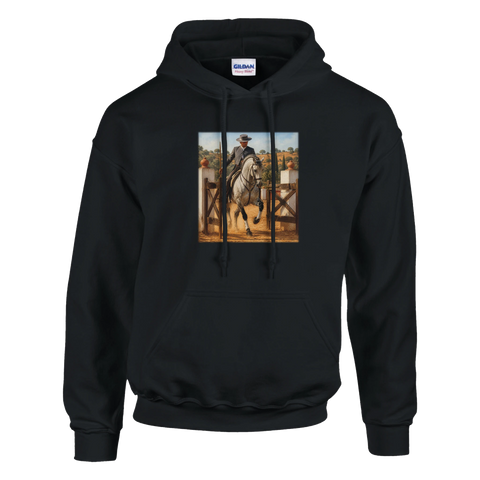 Andalusischer Reiter am Hoftor – Hoodie