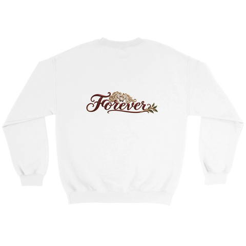 Forever – Pferdepaar und Olivenzweig – Pullover mit Rückendruck