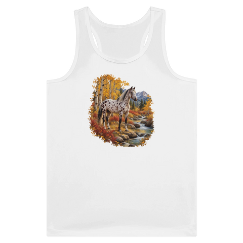 Appaloosa im herbstlichen Espenwald – Tank-Top