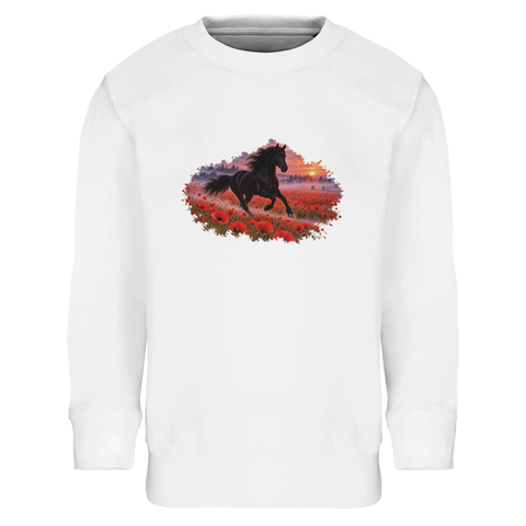 Rappe im Mohnfeld – Kinder-Pullover