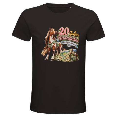 20 Jahre Pferdestärken – Bio-T-Shirt Herren