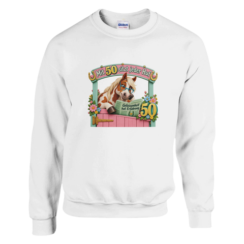 Mit 50 sitzt jeder Huf – Pullover