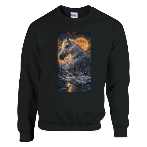Mondnacht im Schneewald – Pullover