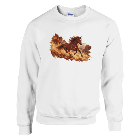 Mustang im roten Canyon – Pullover