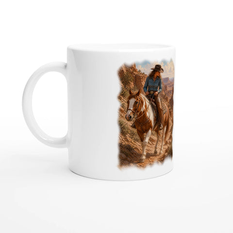 Mit dem Paint Horse durch den Canyon – Tasse