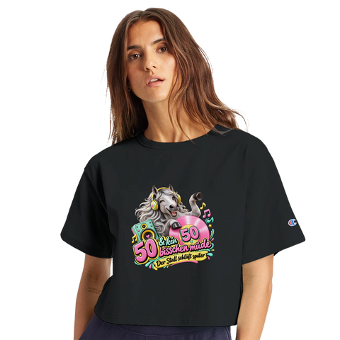 50 und kein bisschen müde – Crop-Top