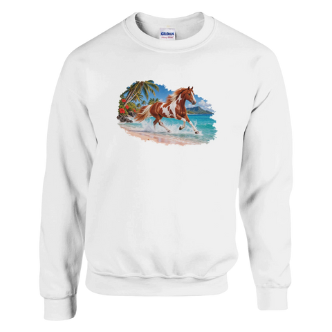 Pinto im türkisen Wasser – Pullover