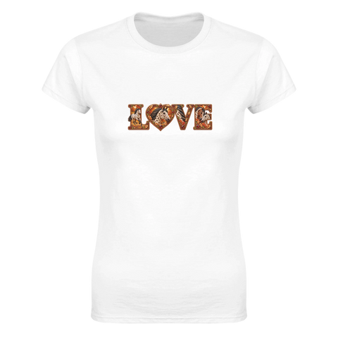 Love – Appaloosa im Herbstlaub – Damen-T-Shirt