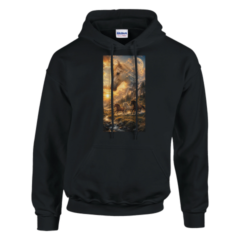 Mondnacht auf der Sonnenwiese – Hoodie