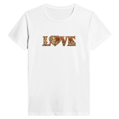 Love – Stute und Fohlen in Rosé – Performance-Shirt Damen