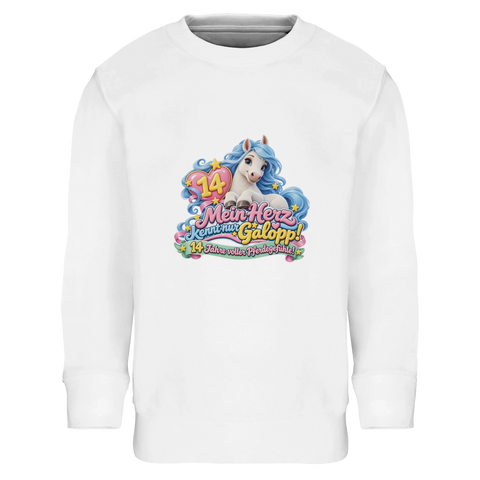 Mein Herz kennt nur Galopp! (14 Jahre) – Kinder-Pullover