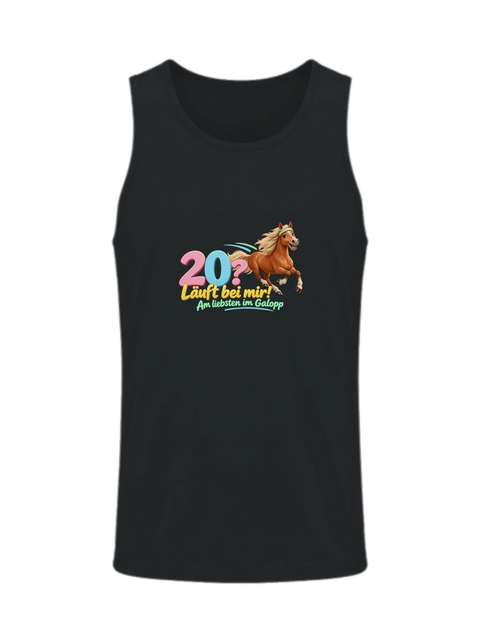 20? Läuft bei mir! – Herren-Tank-Top