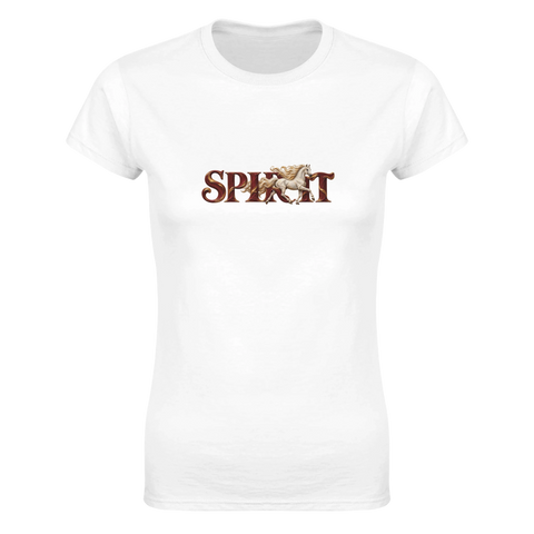 Spirit – Schimmel in Weinrot – Damen-T-Shirt