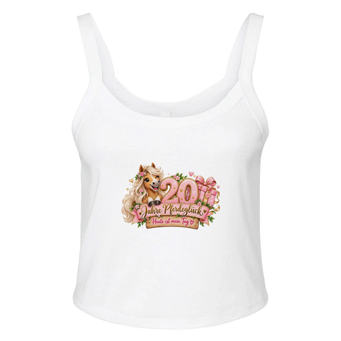 20 Jahre Pferdeglück – Ripp-Tank-Top