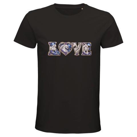 Love – Schimmel im Mondlicht – Bio-T-Shirt Herren