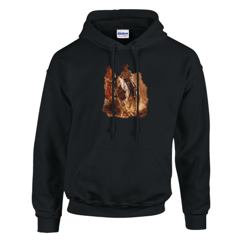 Cowboy im Red Rock Canyon – Hoodie