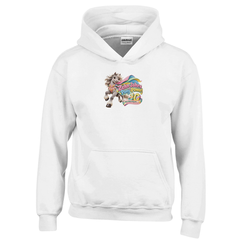 Zehn Jahre Pony-Power! (10 Jahre) – Kinder-Hoodie