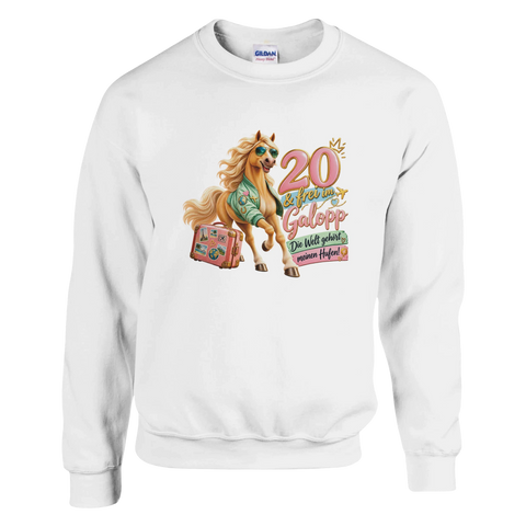 20 und frei im Galopp! – Pullover