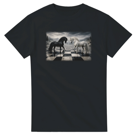 Schwarz gegen Weiß – T-Shirt