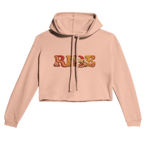 Ride – Palomino im Retro-Rot – Cropped Hoodie