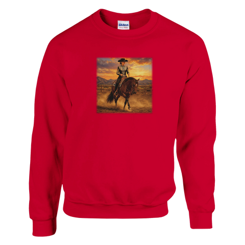 Westernshow im Sonnenuntergang – Pullover