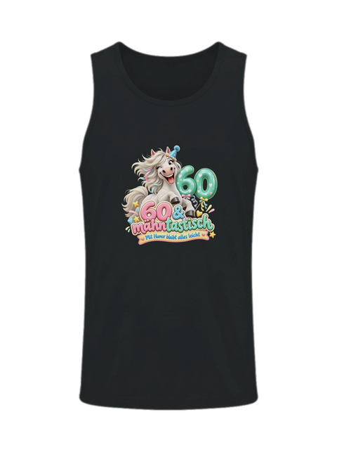 60 und mähntastisch – Herren-Tank-Top