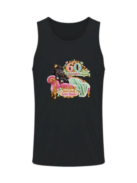 60 und königlich entspannt – Herren-Tank-Top