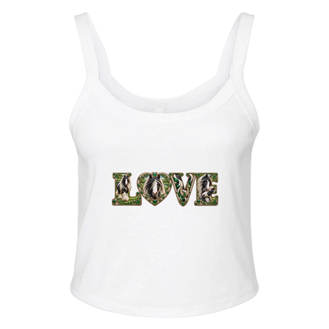 Love – Tinker in Smaragdgrün – Ripp-Tank-Top