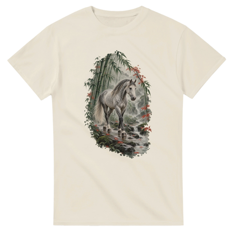 Grauschimmel im Bambuswald – T-Shirt