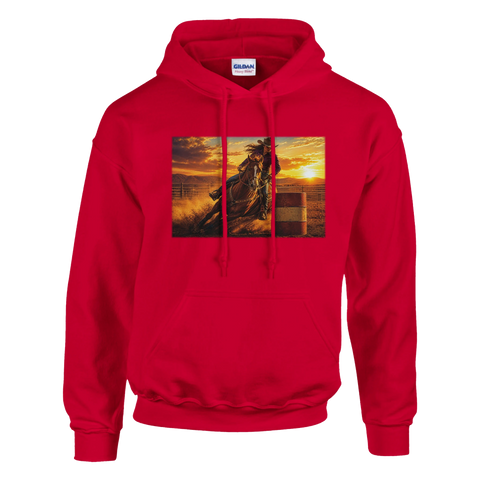Tonnenrennen im Abendrot – Hoodie
