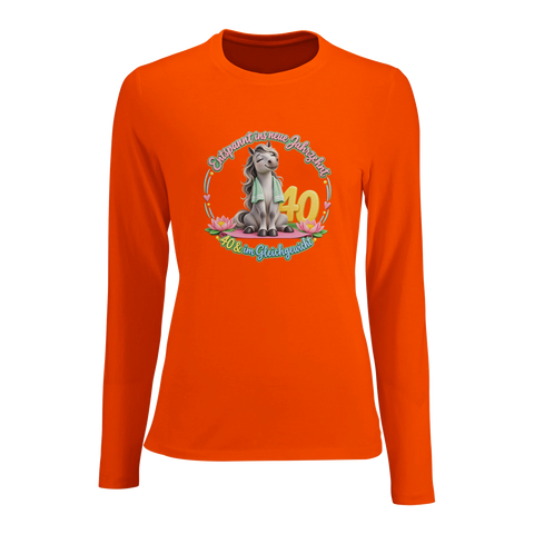 Entspannt ins neue Jahrzehnt – Damen-Langarmshirt