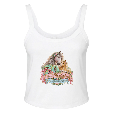 70 Jahre Pferdeglück – Ripp-Tank-Top