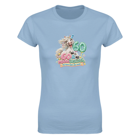 60 und mähntastisch – Damen-T-Shirt