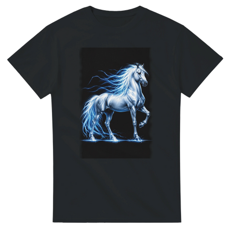 Seitenprofil im Blitzstil – T-Shirt