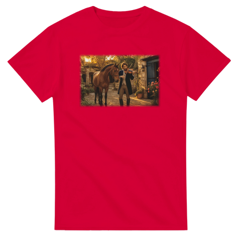 Pferd und Violine – T-Shirt