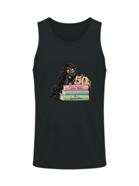 Halbes Jahrhundert, ganze Mähne – Herren-Tank-Top