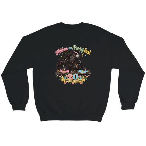 Mähne an, Party los! – Pullover mit Rückendruck