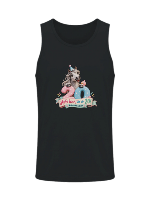 Hufe hoch, ich bin 20! – Herren-Tank-Top