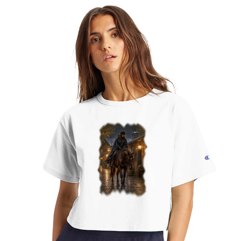 Regenabend am Stall – Crop-Top